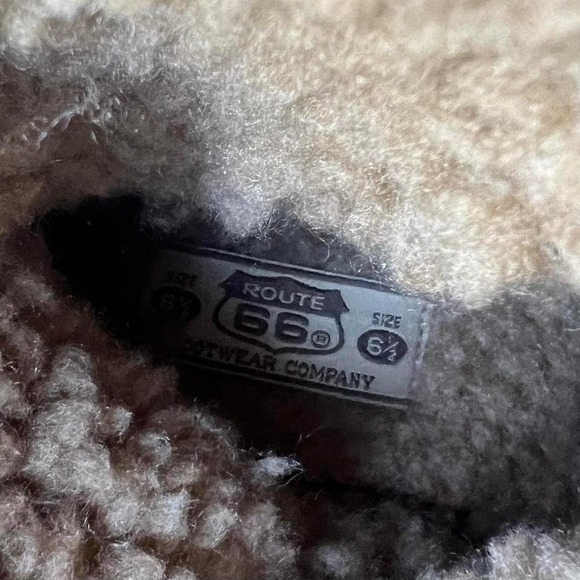 Vintage Y2k Route 77 suede boots tan size 6.5 - Picture 5 of 6